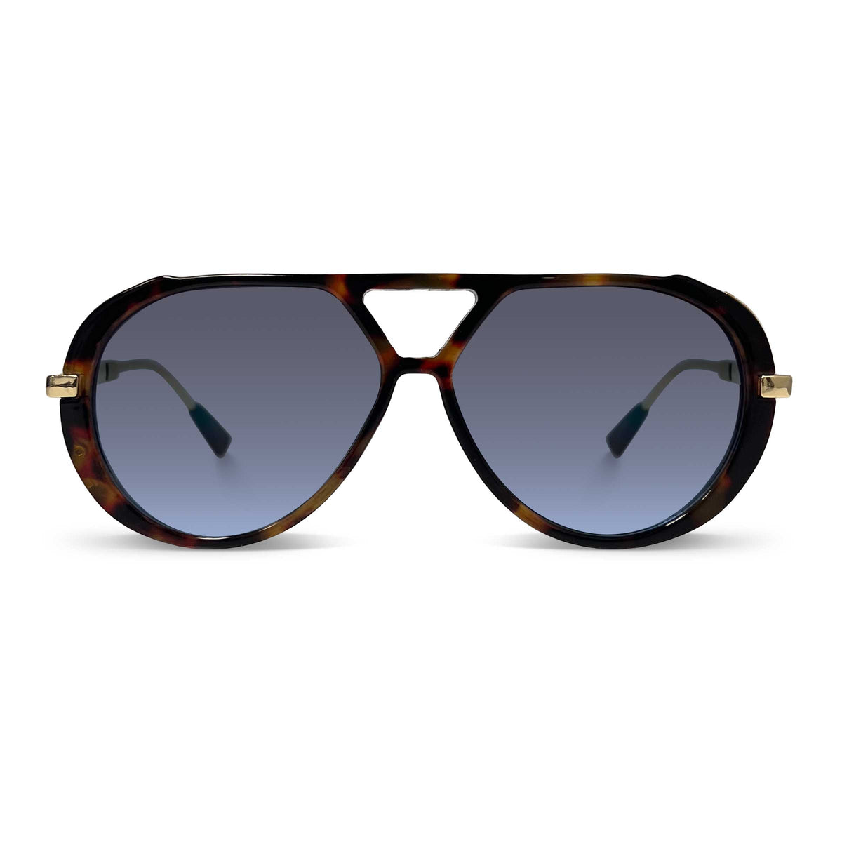 Tortoise & Gold with Grey Lens