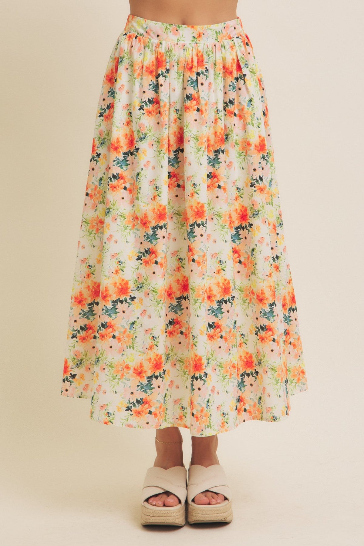 Floral Maxi Skirt