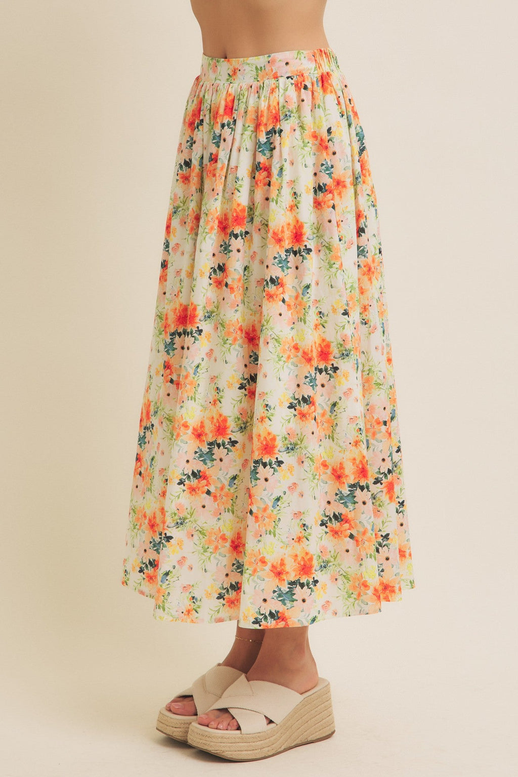 Floral Maxi Skirt