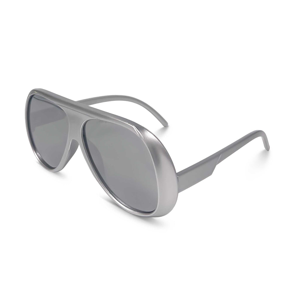 Silver with Grey Lens